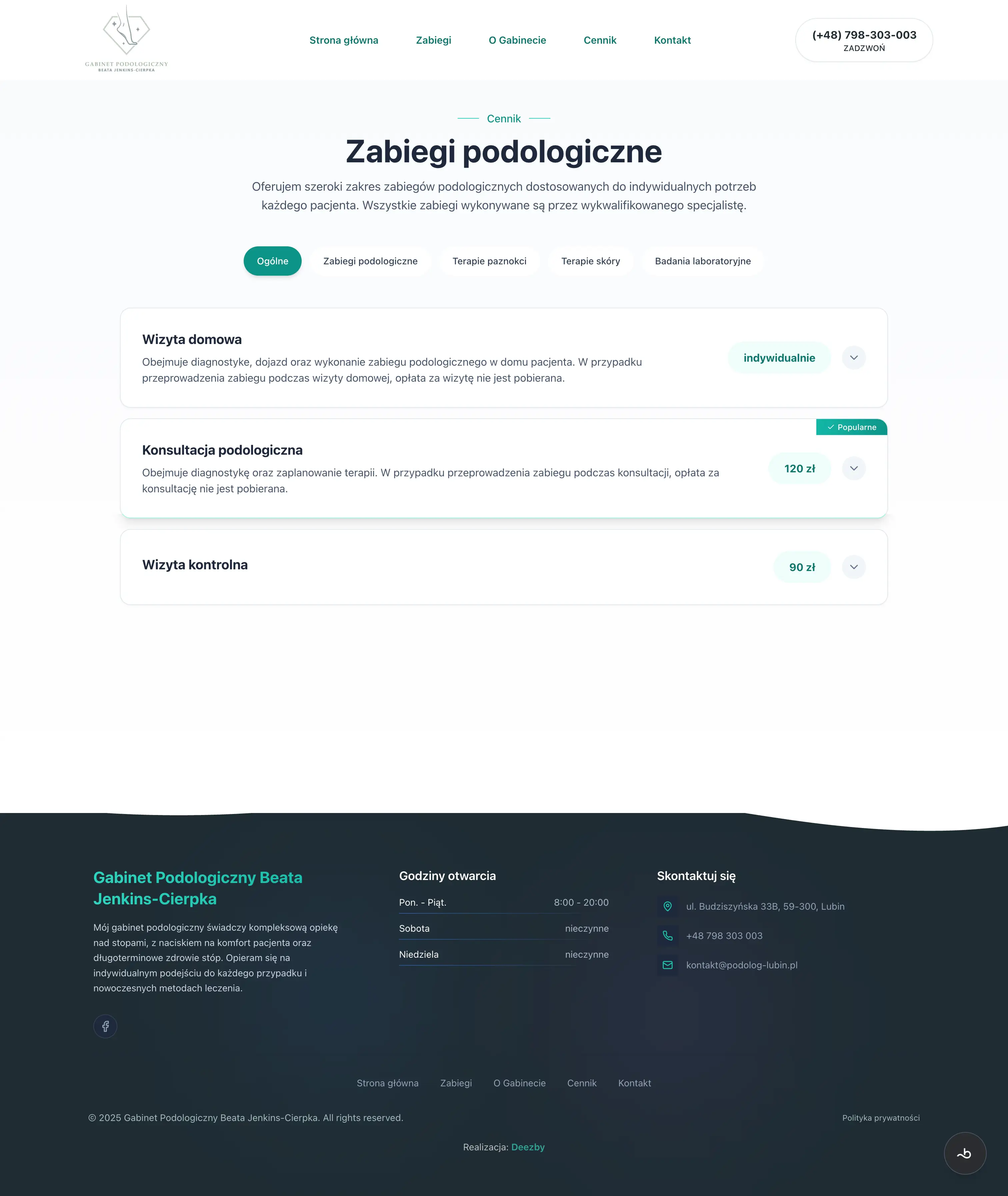 Gabinet podologiczny Case study 6 img